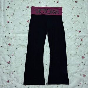 Victoria’s Secret fold over leggings flared